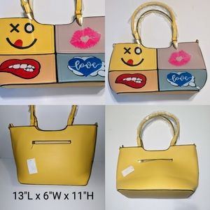 Lrg Custom Painted Shoulder Bag